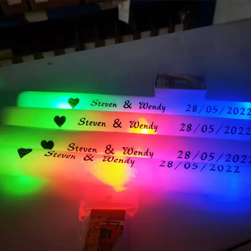 Flashing Led Foam Sticks Party - Bastoncini LED luminosi, bastoncini in schiuma