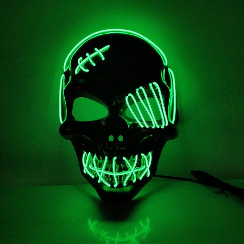 Led Purge Mask Halloween - Maschera Gotica di Halloween a Forma