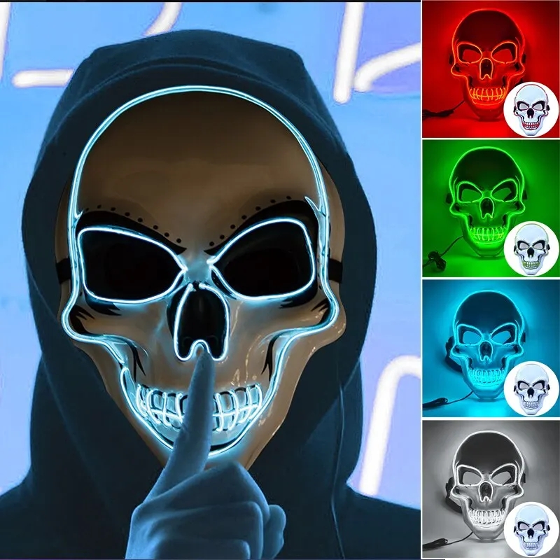 Led Purge Mask Halloween - Maschera di purificazione per adulti di