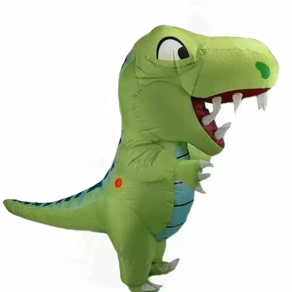 Inflatable Dinosaur Costume Adult - Costume gonfiabile da dinosauro con testa