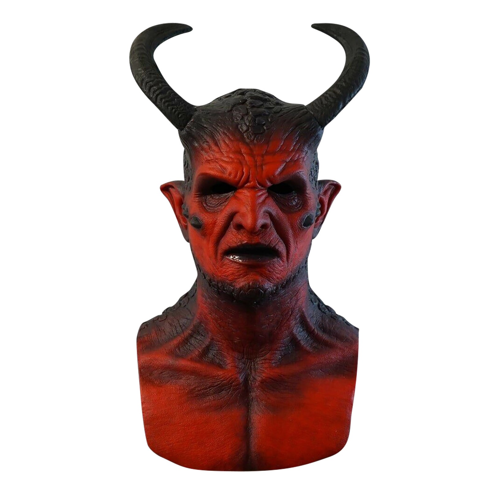 Prank Toys - Kari-Demon maschera in lattice diavolo realistico