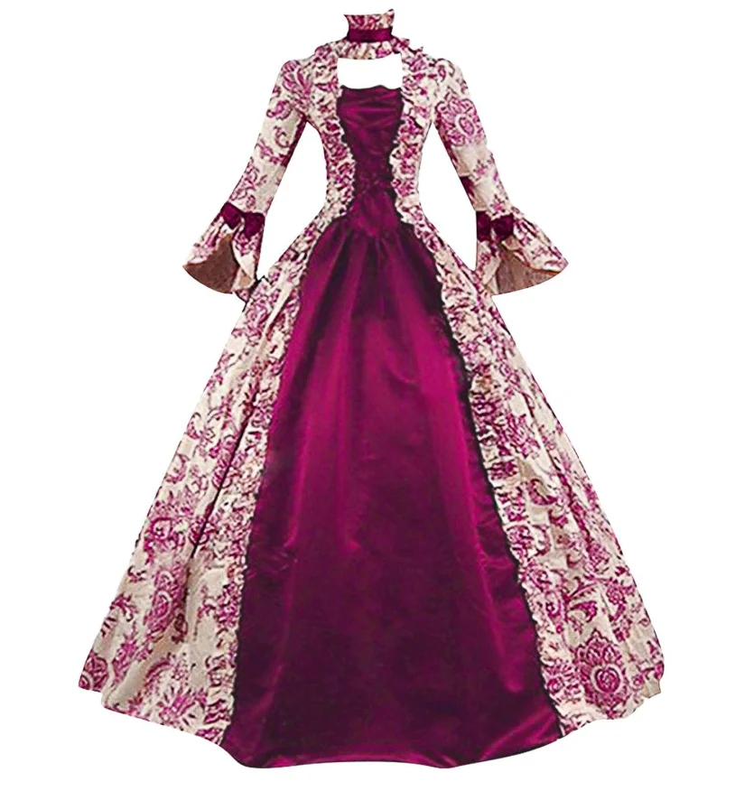 Medieval Renaissance Dress Women - Abito cosplay medievale Maria Antonietta da