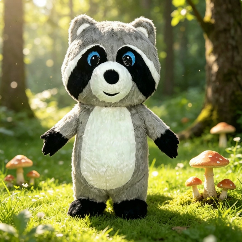 Costumes - Costume da Mascotte Gonfiabile di Procione