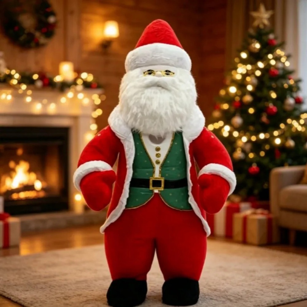 Costumes - Costume da Mascotte di Babbo Natale