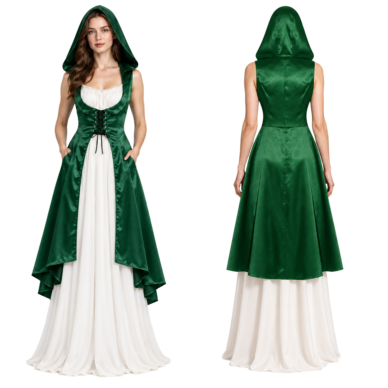 Abito da donna in stile mediev - Medieval Renaissance Dress Women recensione e prezzo