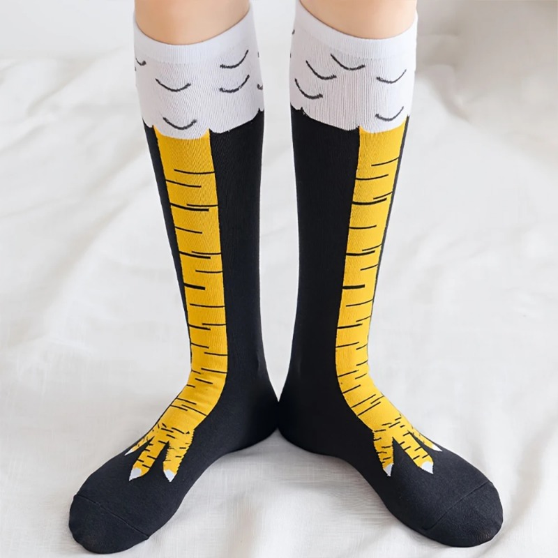 1/2/5 Paia di Calze al Ginocch - Funny Chicken Leg Socks recensione e prezzo