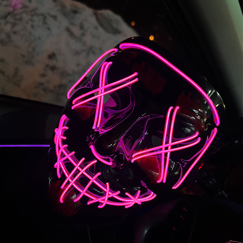 Maschere LED Purge Wireless Lu - Led Purge Mask Halloween recensione e prezzo