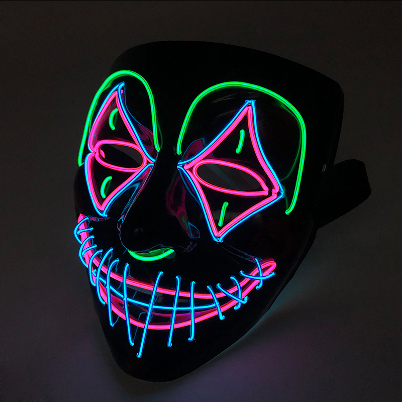 Maschera assassina a LED Danza - Led Purge Mask Halloween recensione e prezzo