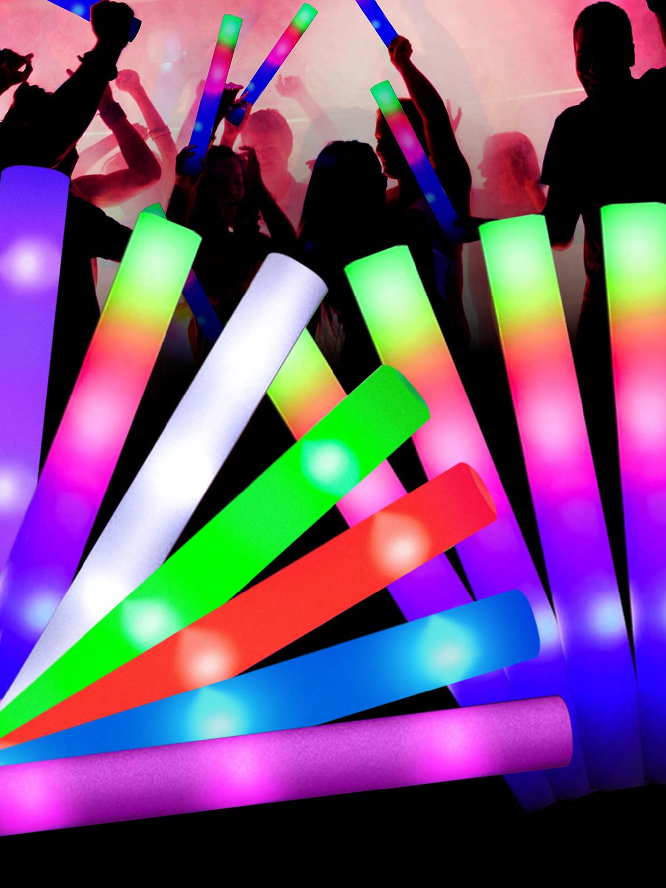 20/30pcs LED Foam Glow Sticks  - Flashing Led Foam Sticks Party recensione e prezzo
