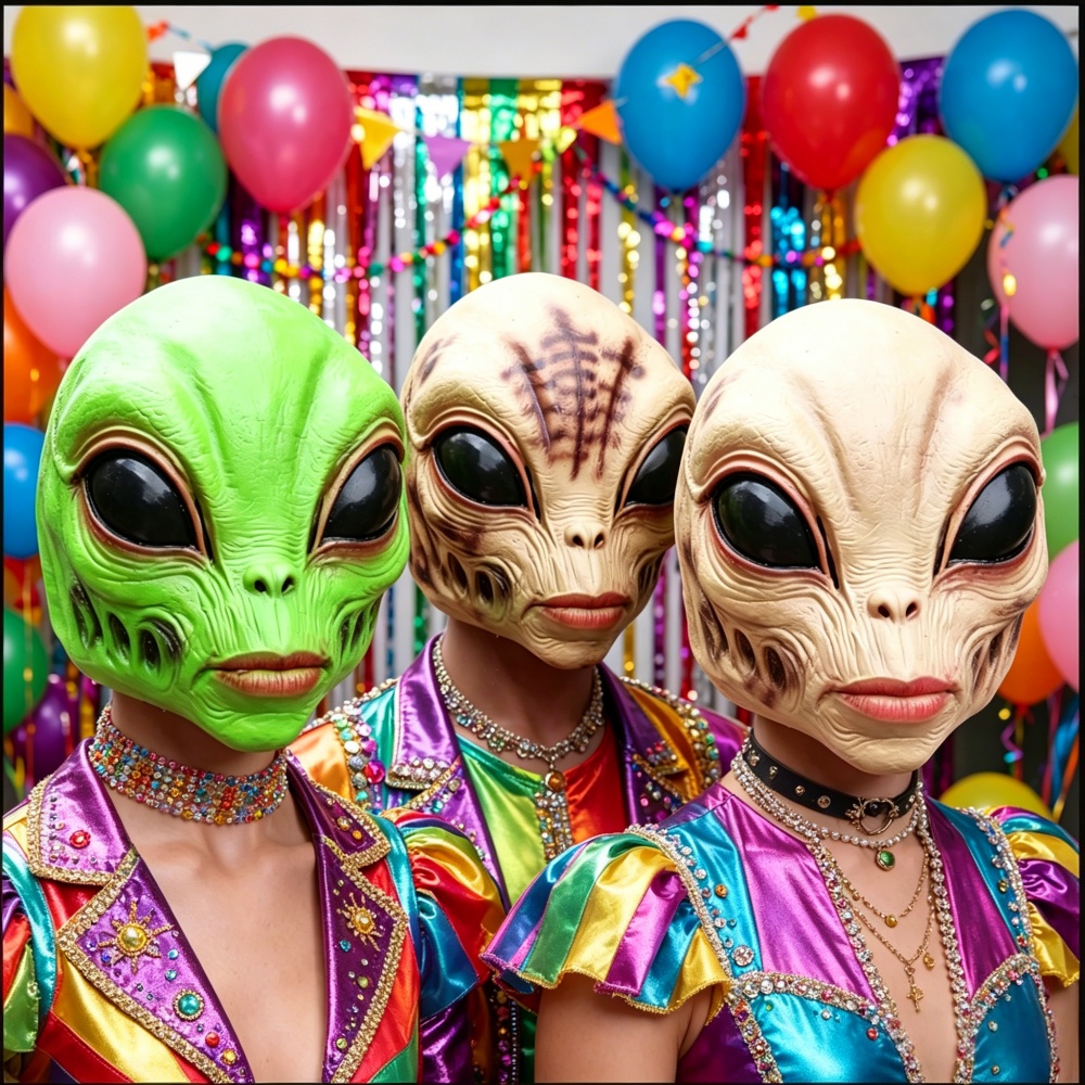 Maschera Aliena di Halloween,  - Latex Alien Mask Realistic recensione e prezzo