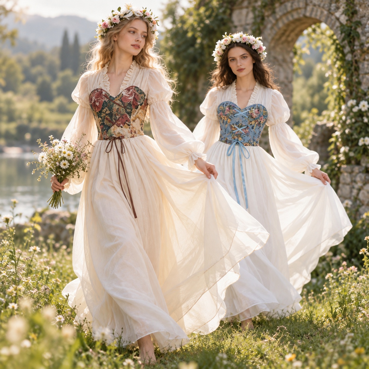 Abito Corsetto in Stile Rinasc - Medieval Renaissance Dress Women recensione e prezzo