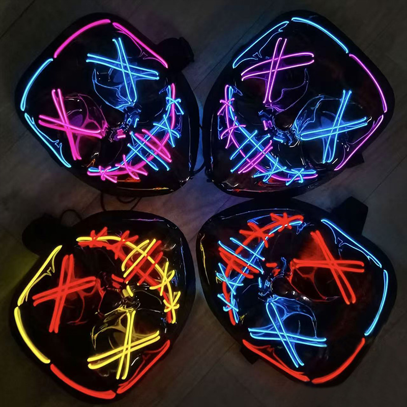 Maschere LED Luminose Wireless - Led Purge Mask Halloween recensione e prezzo