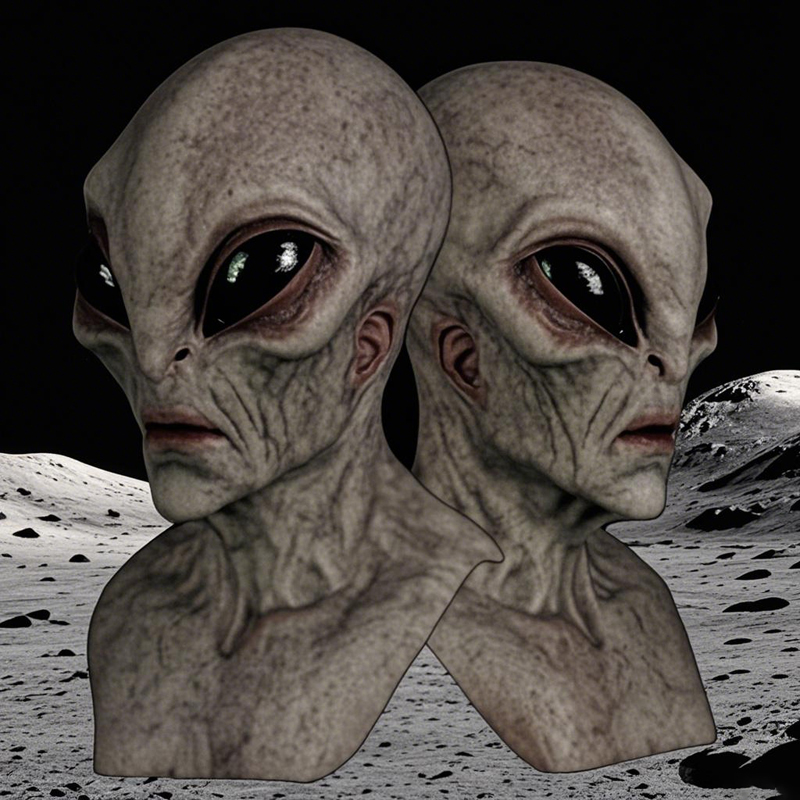 1 pezzo, maschera aliena - Mas - Latex Alien Mask Realistic recensione e prezzo