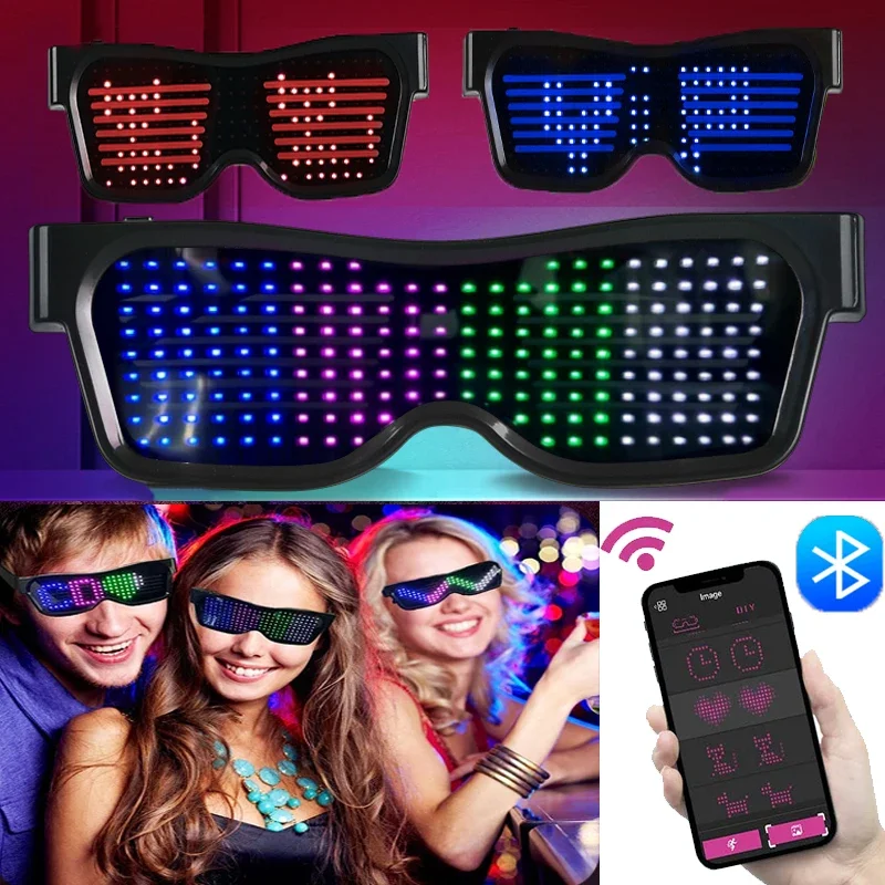 Occhiali LED multilingue Bluet - Glow In The Dark Party Glasses recensione e prezzo