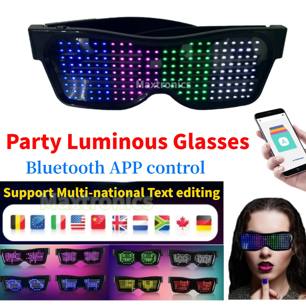 Occhiali LED multilingue Bluet - Glow In The Dark Party Glasses recensione e prezzo